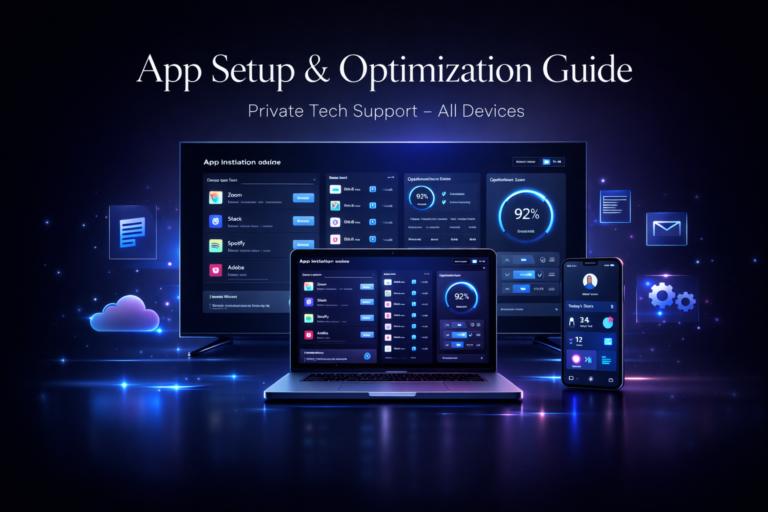 App Setup & Optimization Guide + Private Tech Support (All Devices)