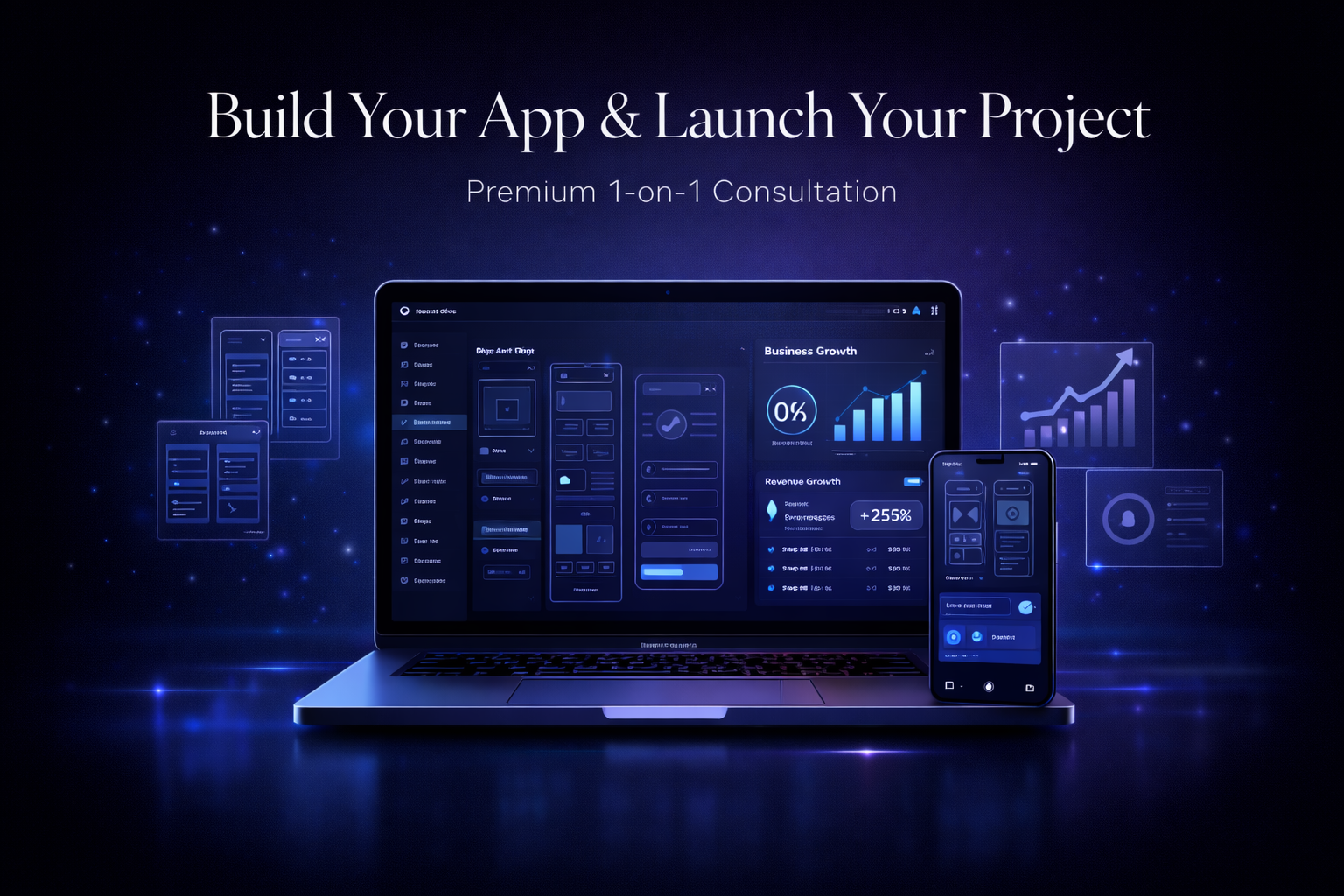 Start Your Project & Build Your App – 1-on-1 Consultation (Premium)