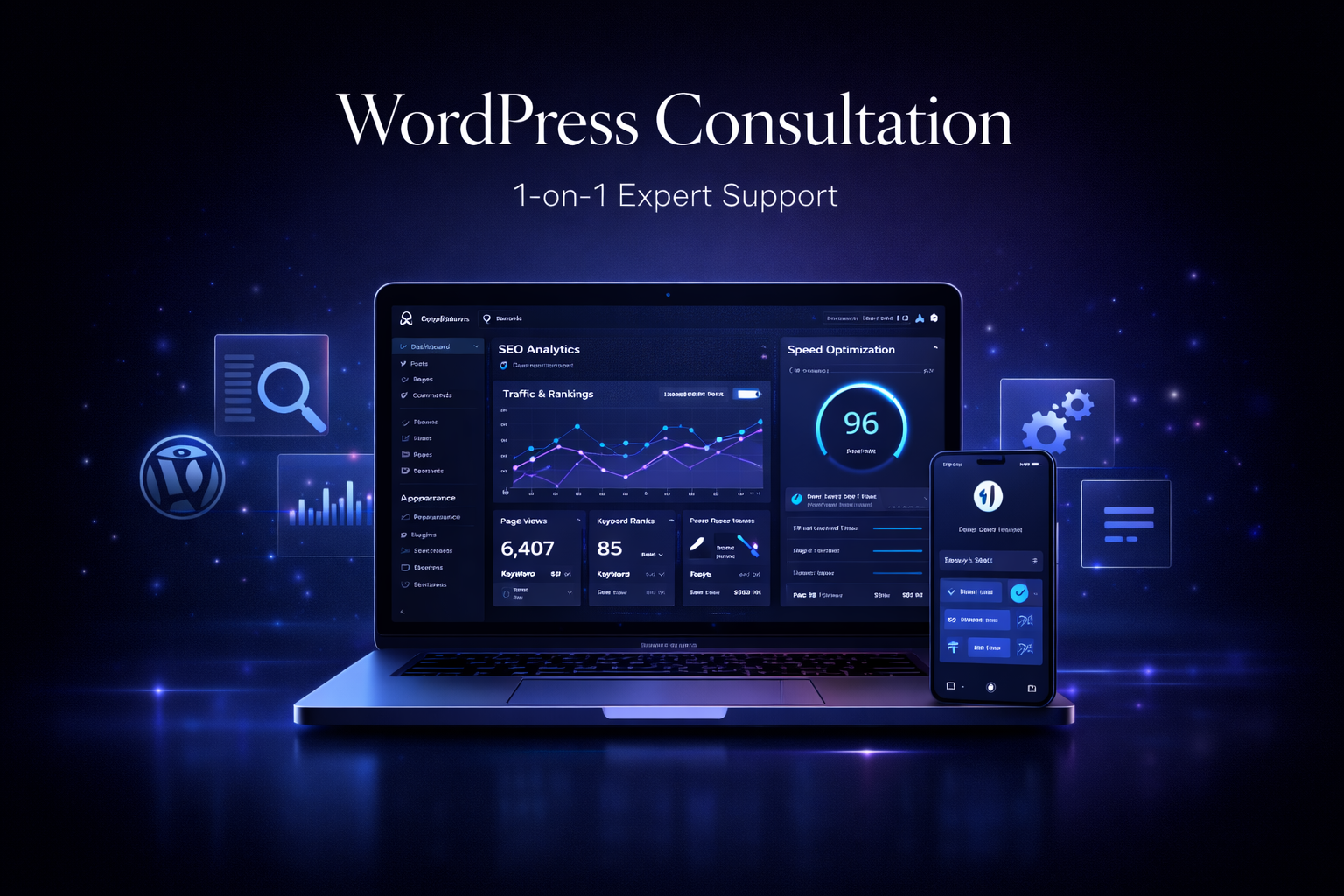 WordPress Consultation & Website Optimization (1-on-1 Support)